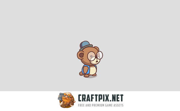 Cute Bear Character Sprites Pack