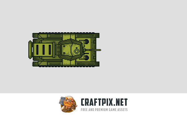 Top Down Tank Sprites Pixel Art