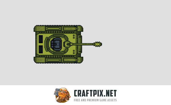 Top Down Tank Sprites Pixel Art