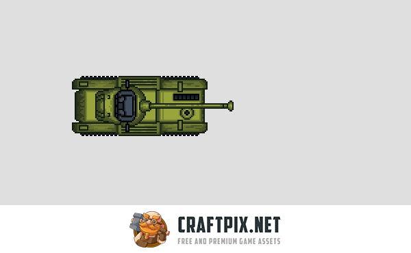Top Down Tank Sprites Pixel Art