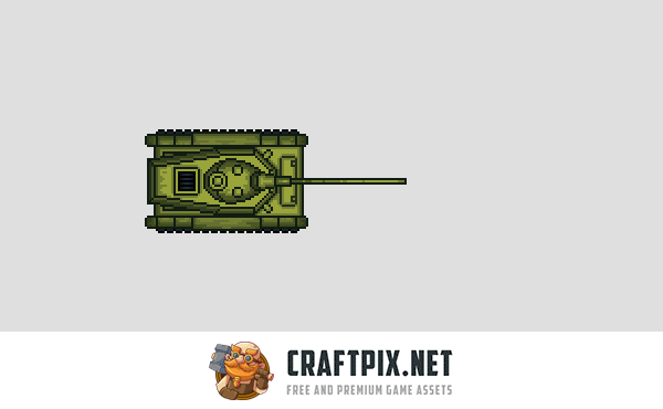 Top Down Tank Sprites Pixel Art