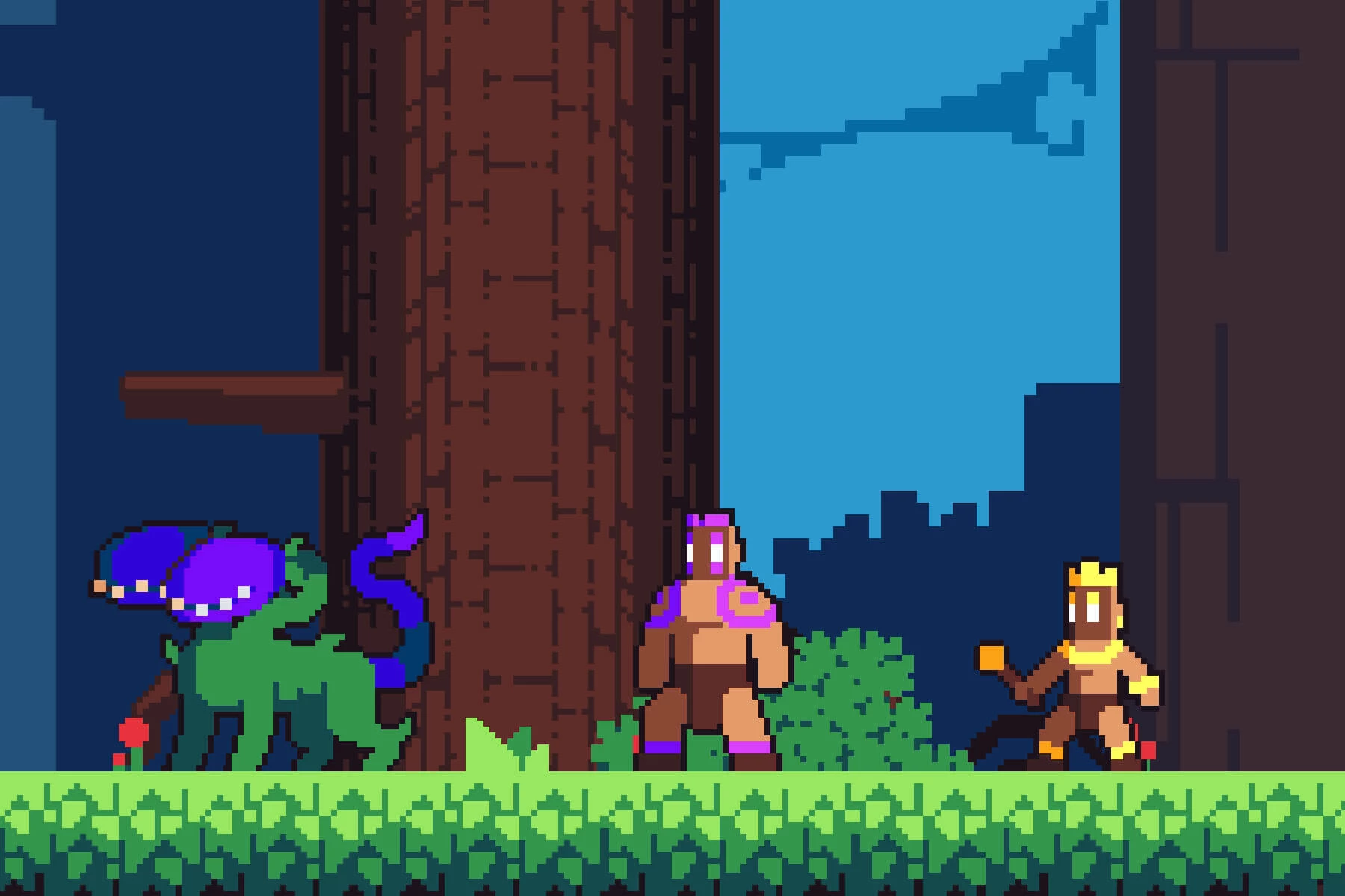 Forest Bosses Pixel Art Sprite Sheet Pack
