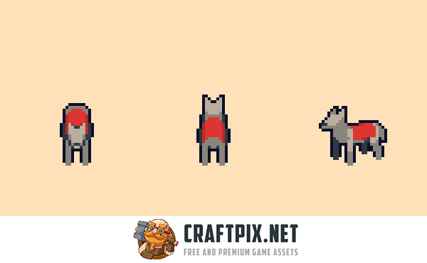 Pixel Village Enemies for Top-Down Tower Defense