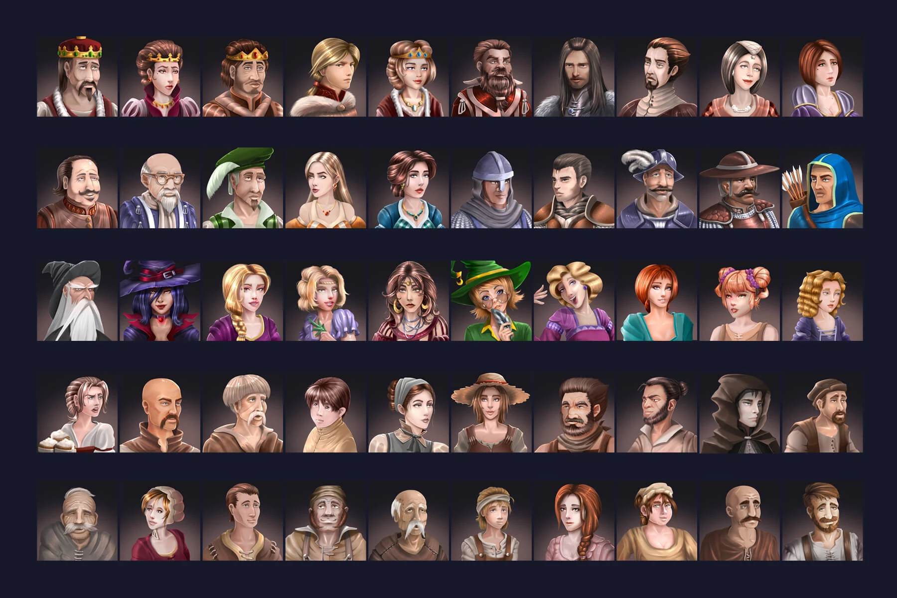 RPG Fantasy Avatar Icons