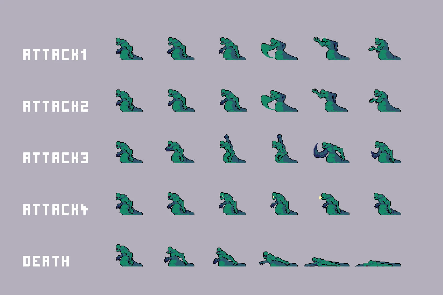 Monsters from the Exclusion Zone Pixel Art