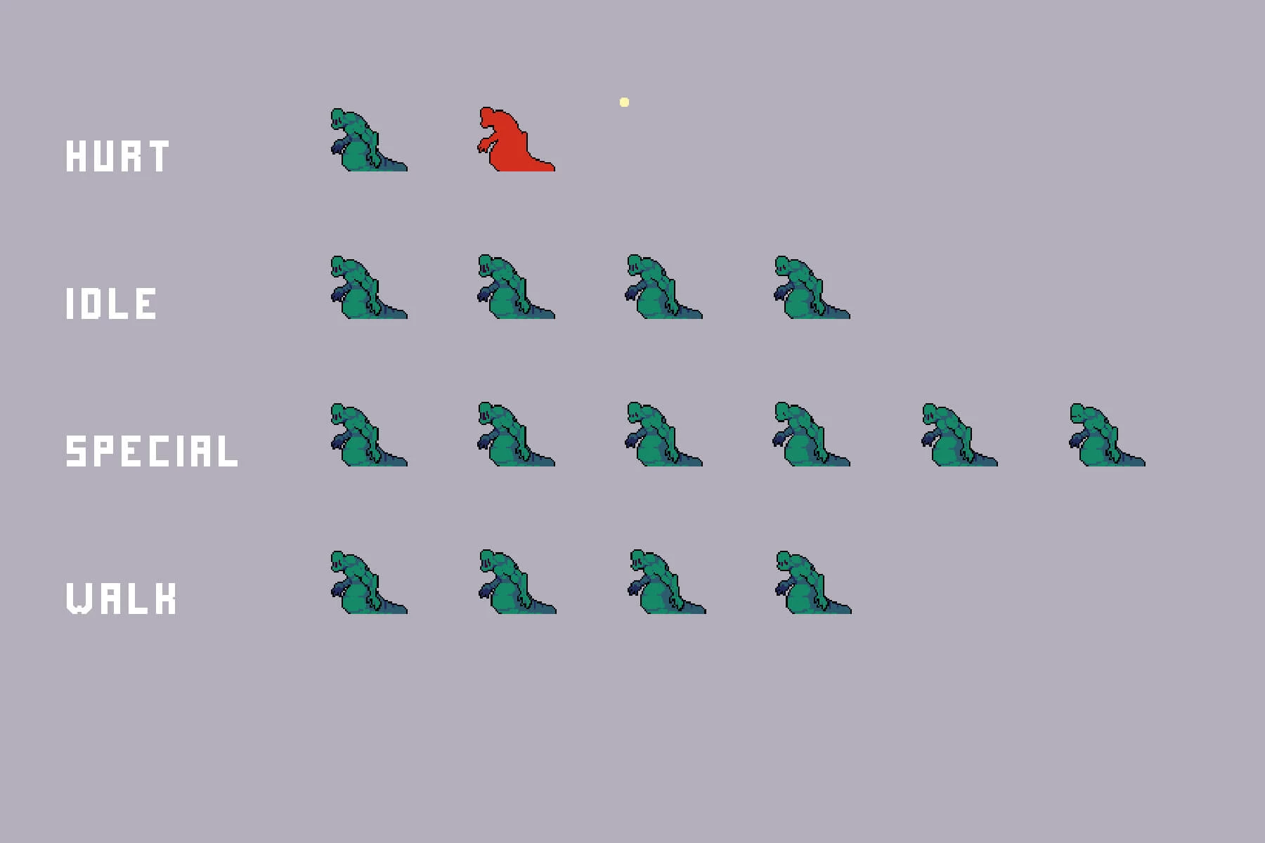 Monsters from the Exclusion Zone Pixel Art