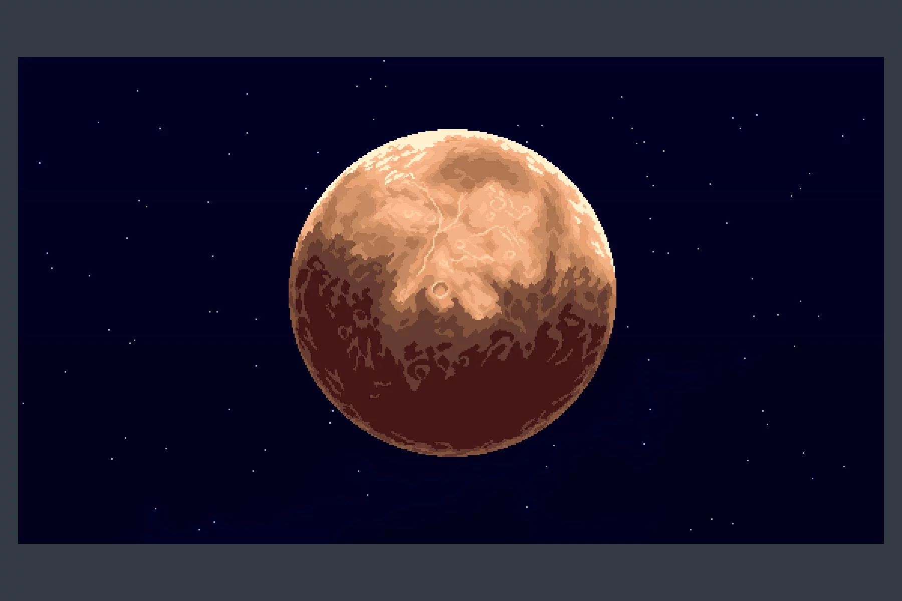 Planet in Space Pixel Art Backgrounds Pack