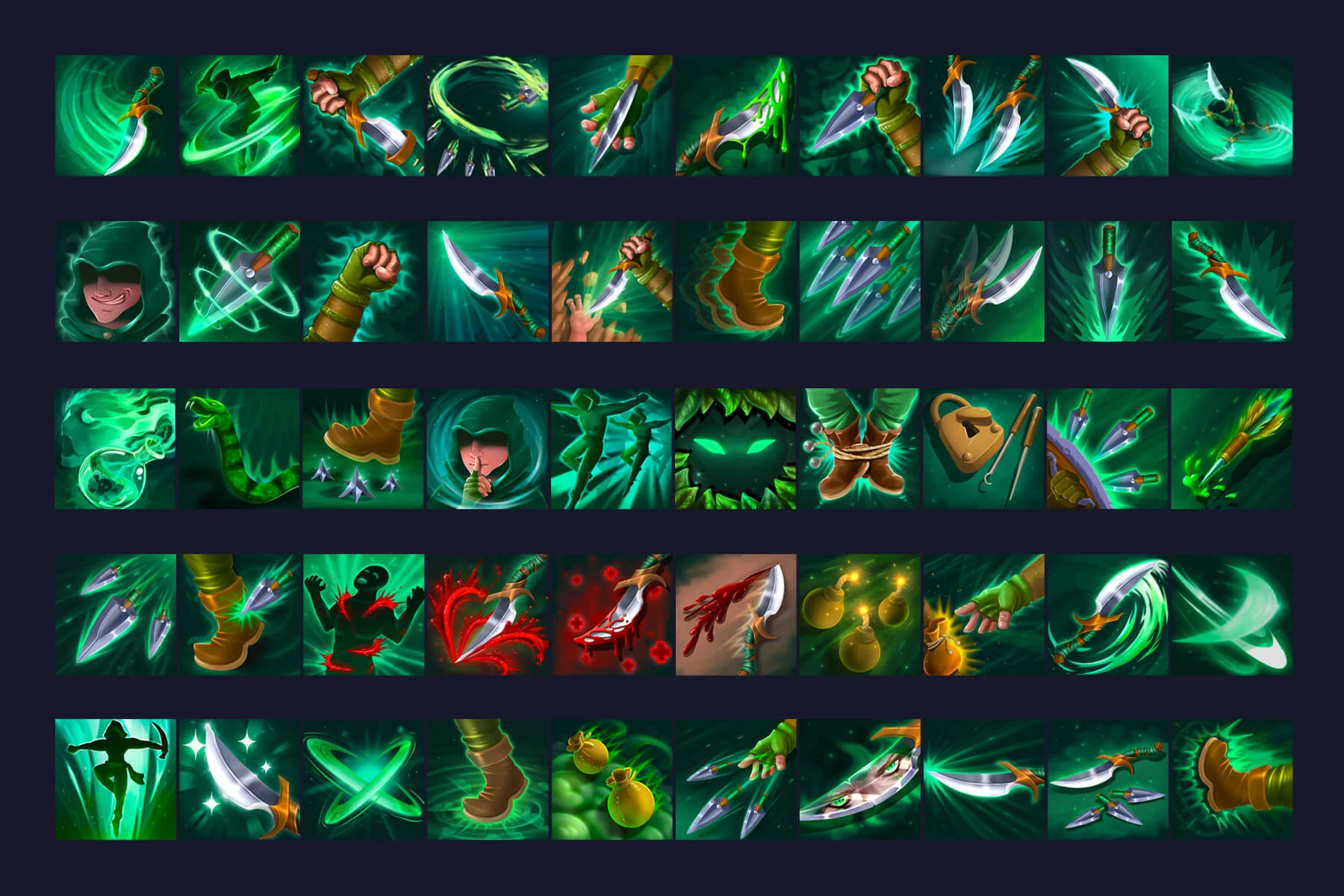 RPG Thief Skill Icons