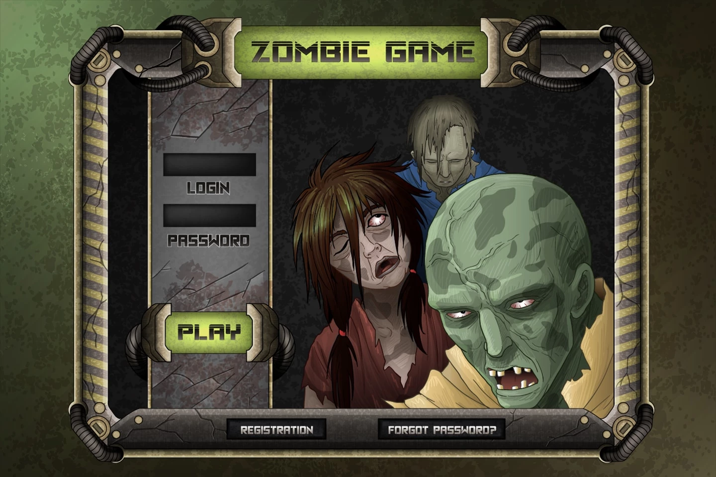 Zombie TDS Game User Interface