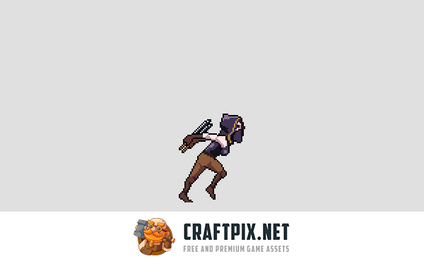 Dark Elf Sprite Pixel Art Asset Pack 2