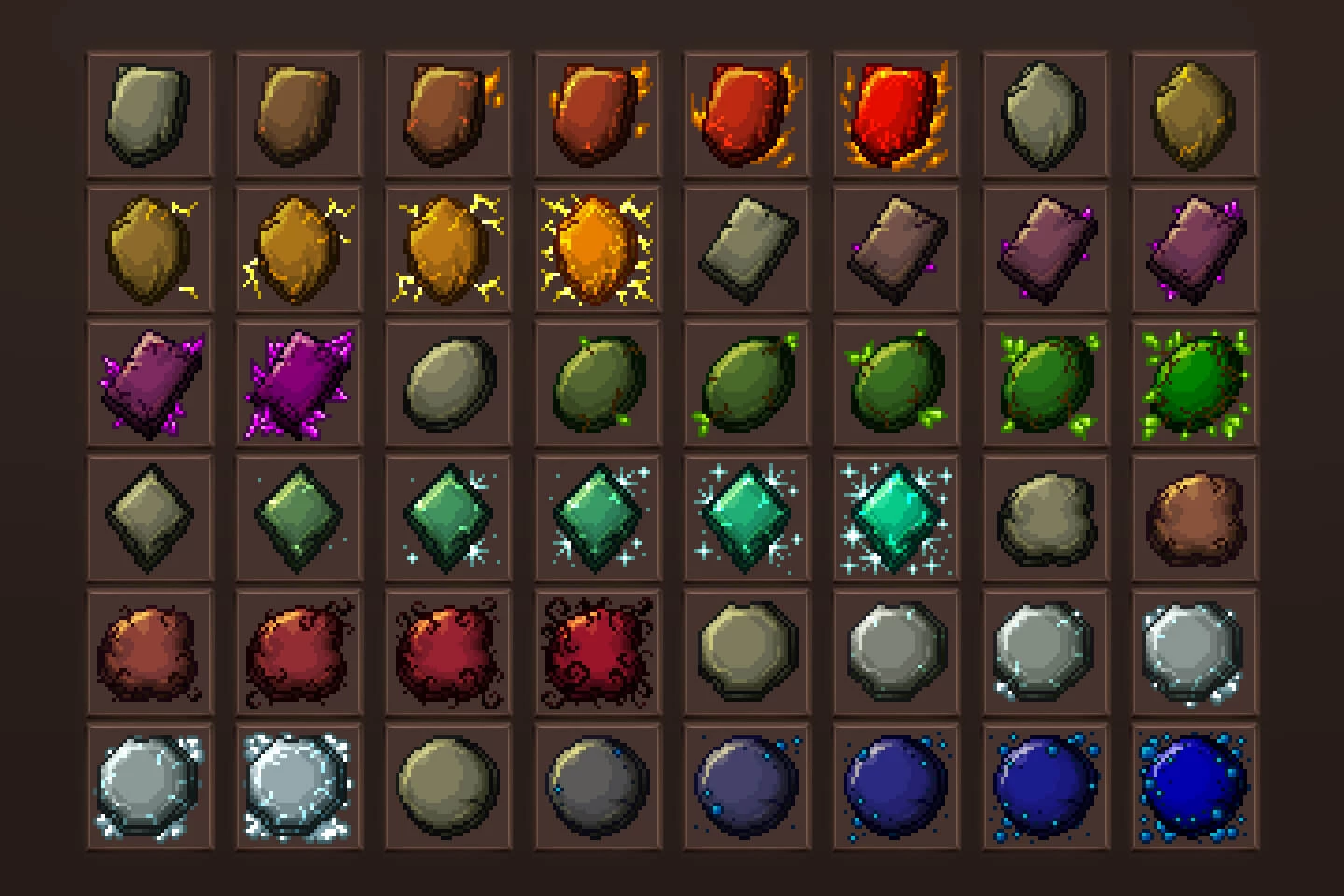 Magic Runes Pixel Art Icon Pack