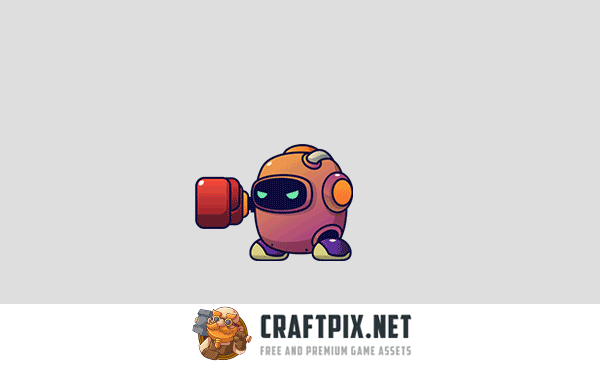 Robots V2 Enemy Sprite Set