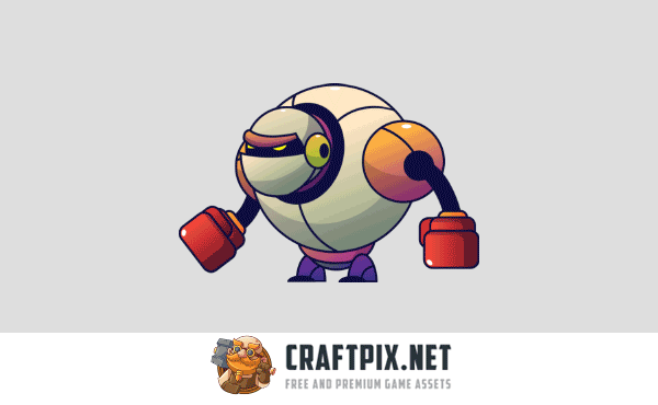 Robots V2 Enemy Sprite Set