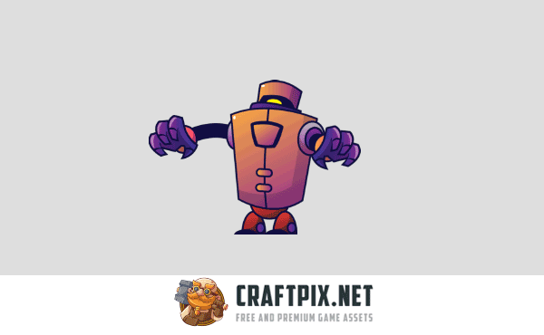 Robot V5 Character Sprites