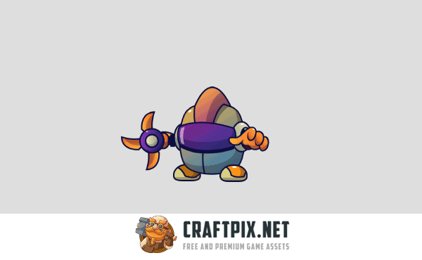 Robot V5 Character Sprites