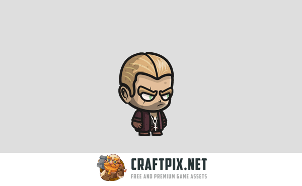 Chibi Vampire Hunter Character Sprites