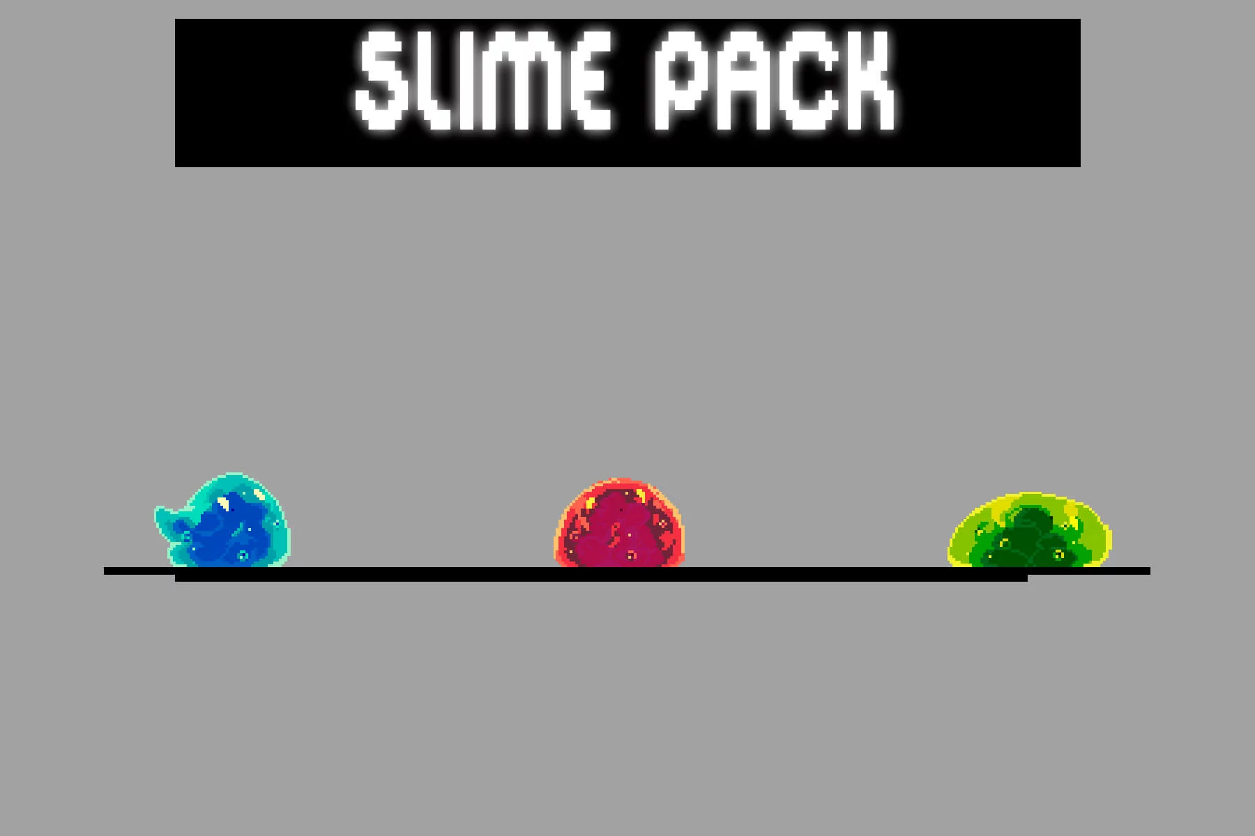 Slime Sprite Sheets Pixel Art