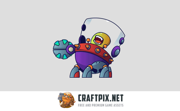 Alien V3 Enemy Character Sprites