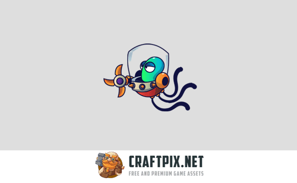 Alien V3 Enemy Character Sprites