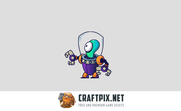 Alien V3 Enemy Character Sprites