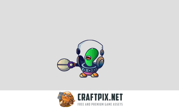Alien V3 Enemy Character Sprites