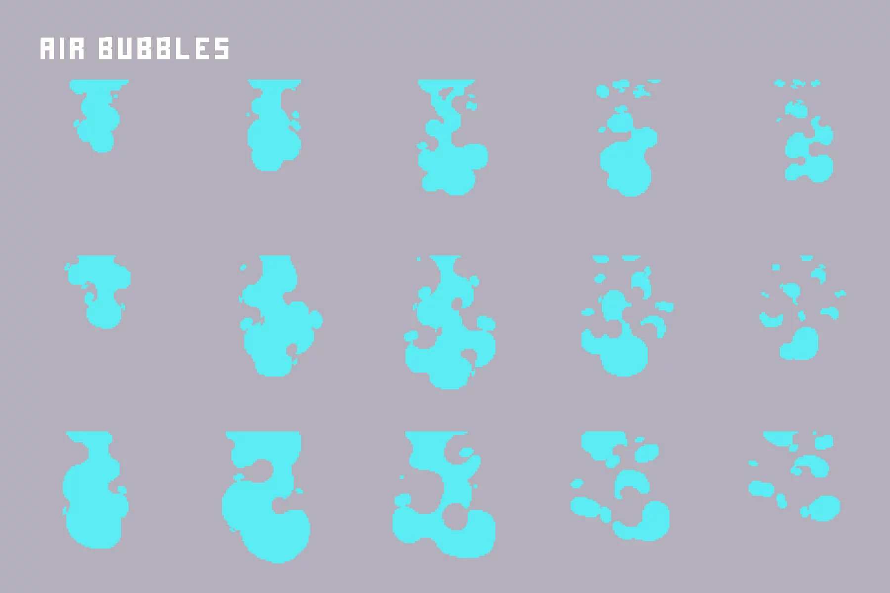 Game Water Effects & Splashes Pixel Pack