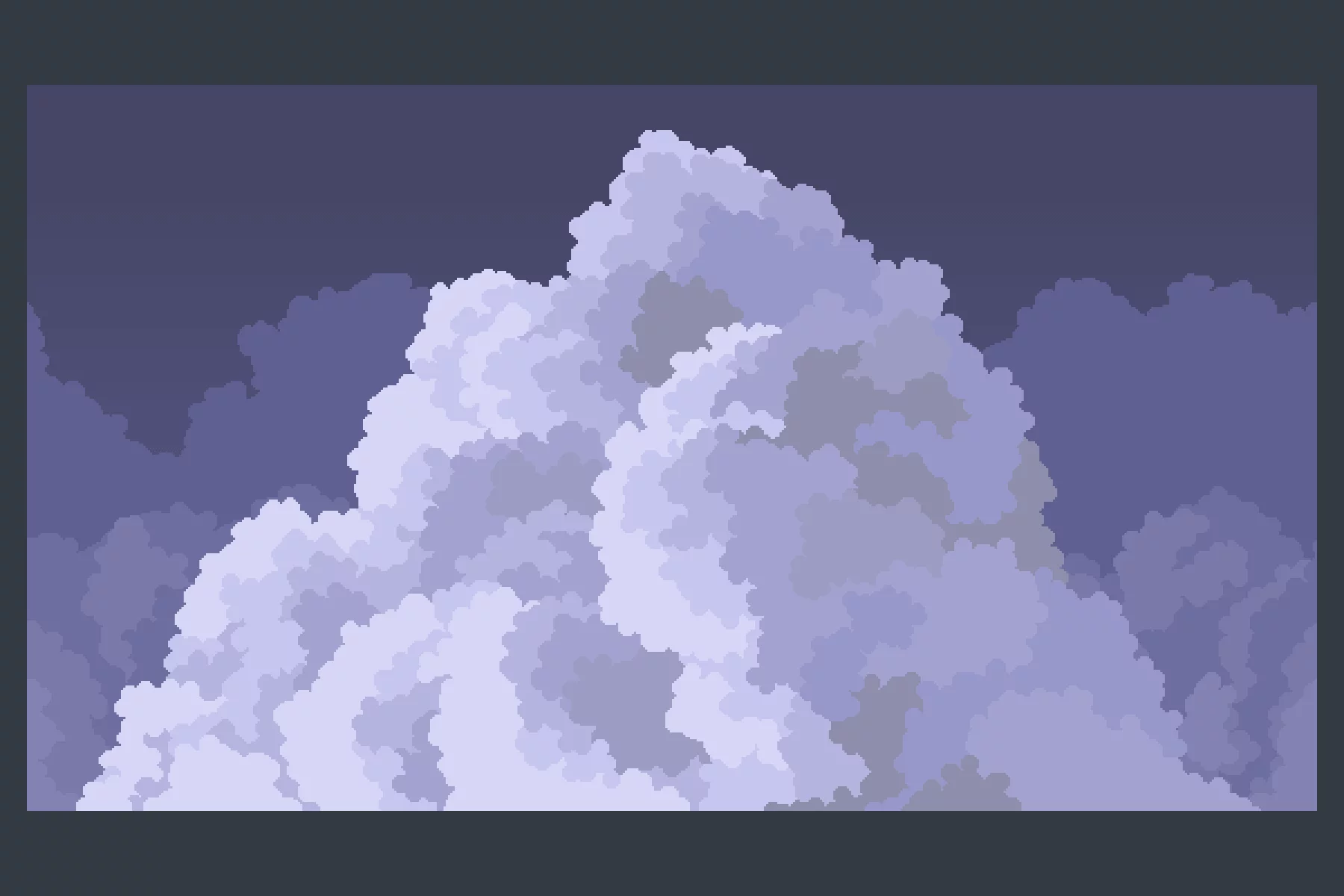 Sky with Clouds Pixel Seamless Backgrounds