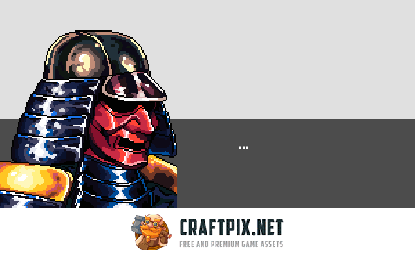 Samurai Avatar Icon Pixel Pack for Dialogue