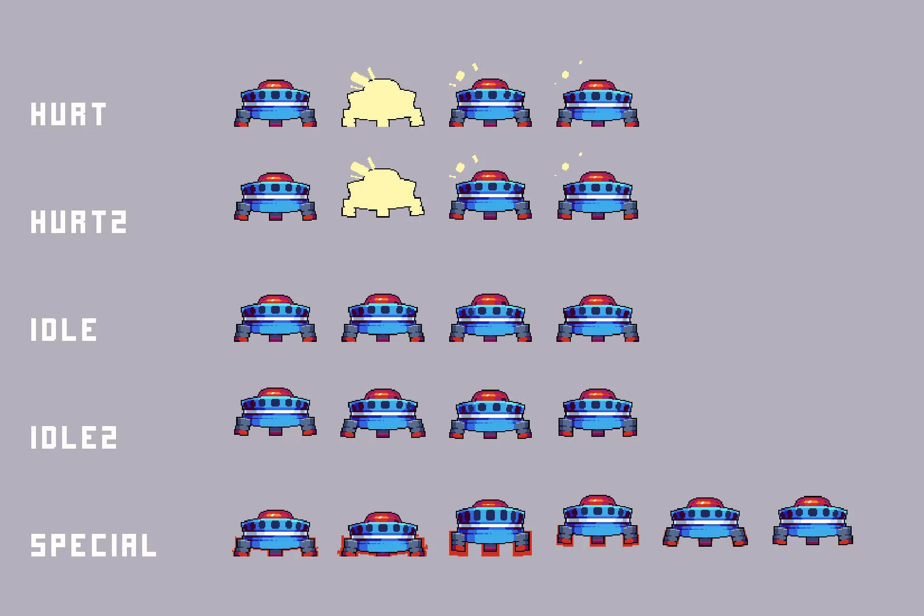Sea Port Bosses Pixel Sprite Pack for Cyberpunk Game