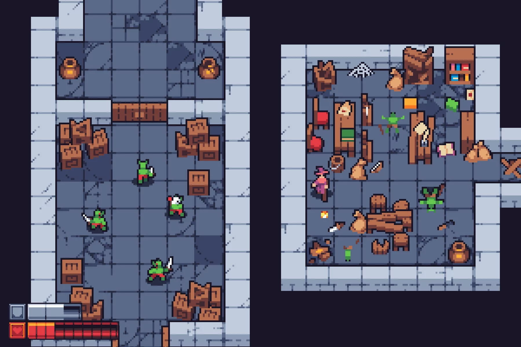 Top-Down Roguelike Game Kit Pixel Art