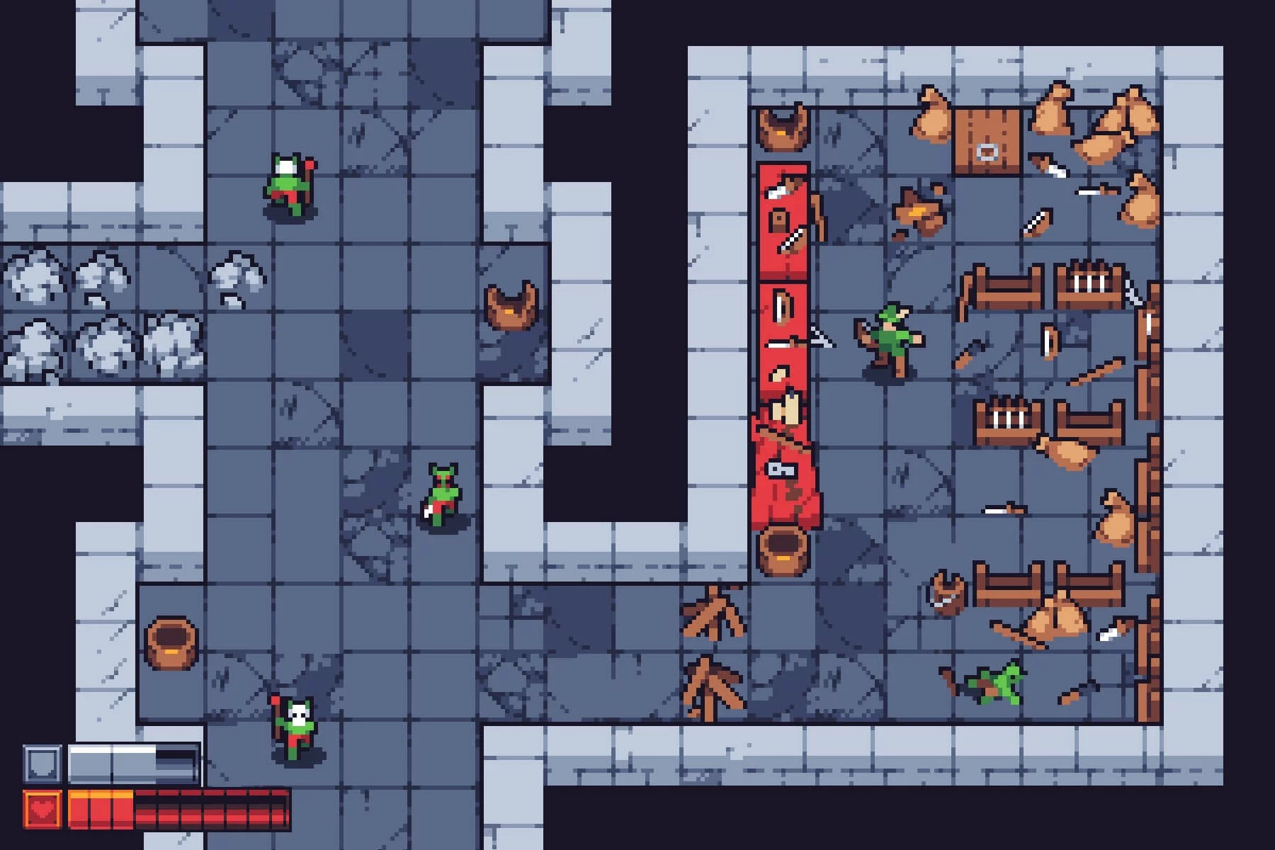 Top-Down Roguelike Game Kit Pixel Art