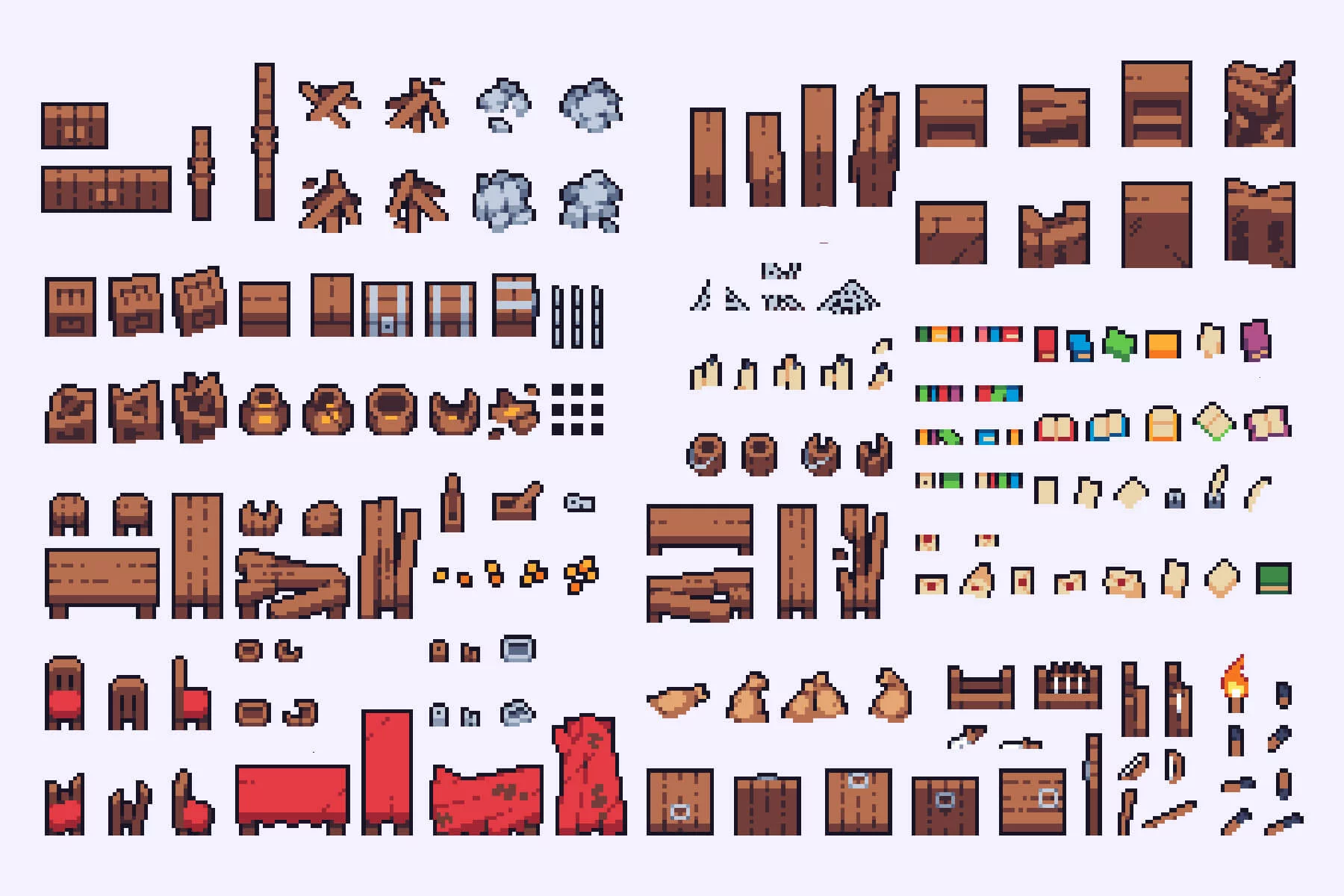 Top-Down Roguelike Game Kit Pixel Art