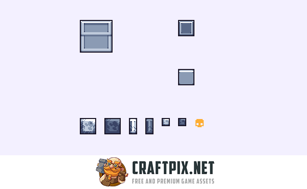Top-Down Roguelike Game Kit Pixel Art