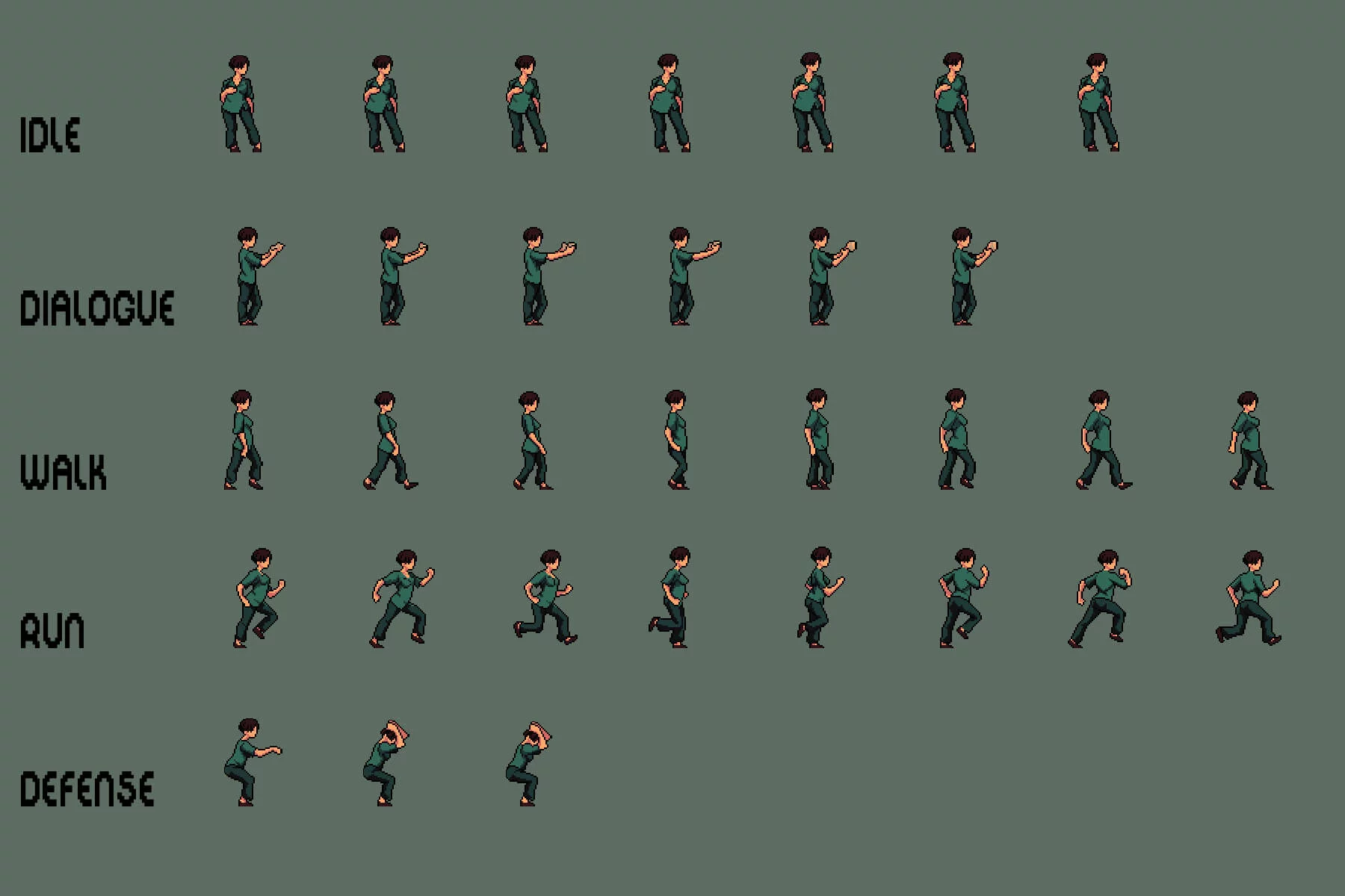 Doctors Pixel Art Character Sprite Sheets Pack