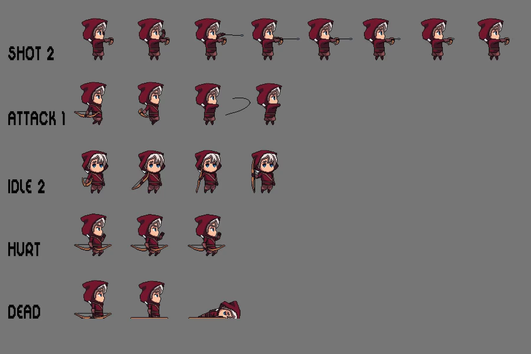 Fantasy Chibi Male Sprites Pixel Art