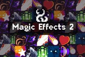 像素魔法精灵特效素材包：2D奇幻游戏必备