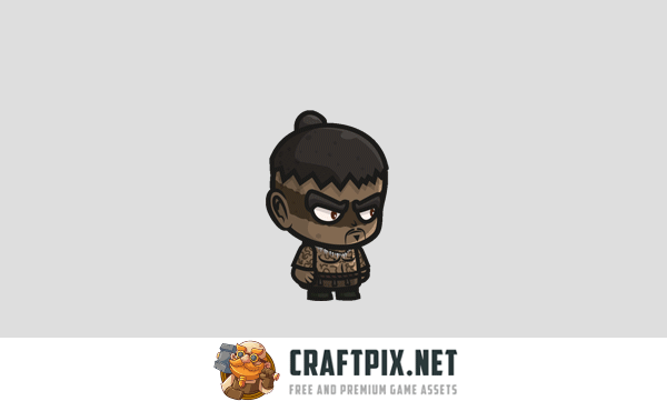 Shaman Chibi Character Sprites