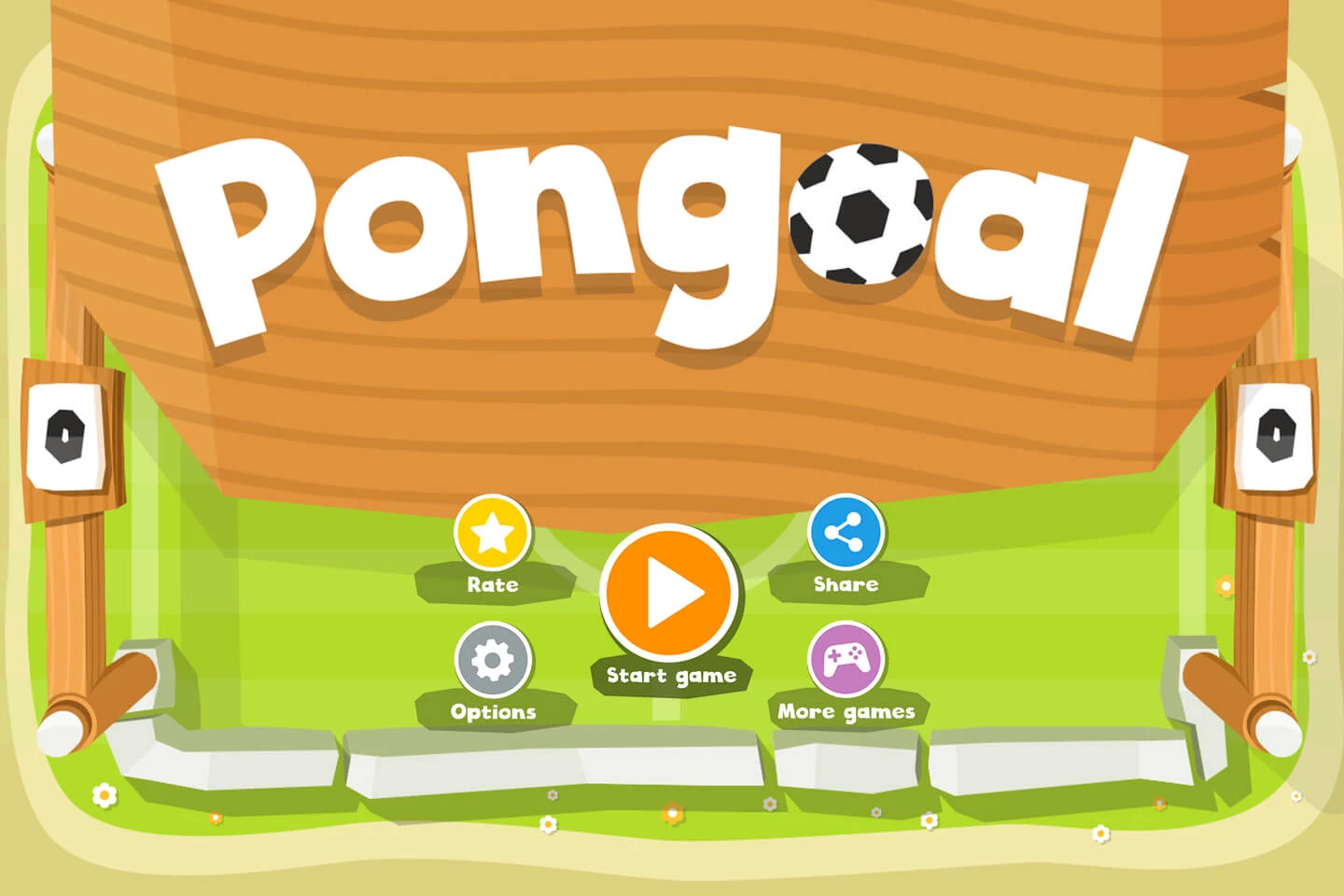Pong Football 2D Game Kit
