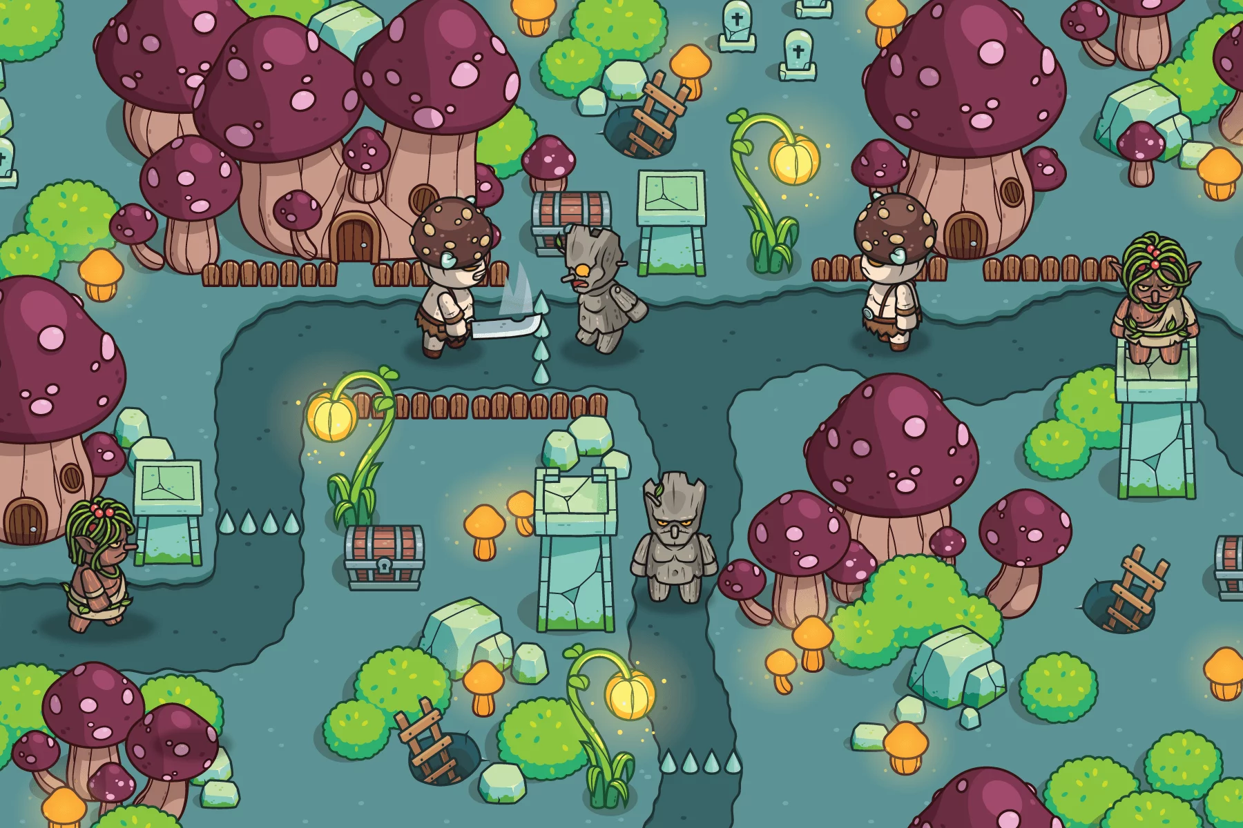 Fantasy Forest Top-Down Boss Character Pack
