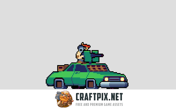 Residential Area Bosses Pixel Art