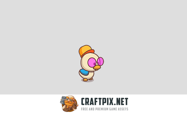 Cute Duckling Game Character Sprites
