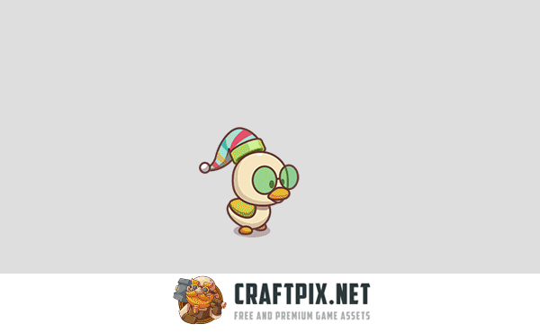 Cute Duckling Game Character Sprites