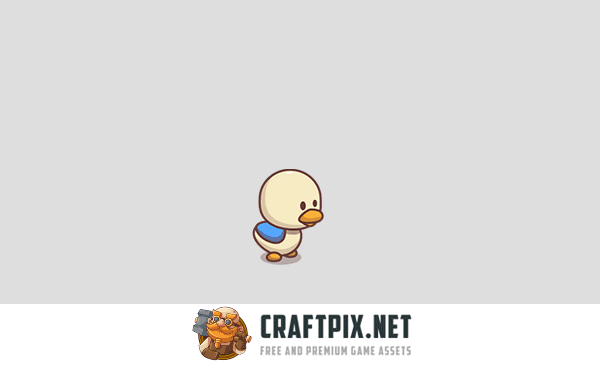 Cute Duckling Game Character Sprites