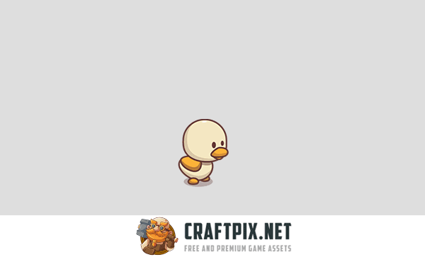 Cute Duckling Game Character Sprites