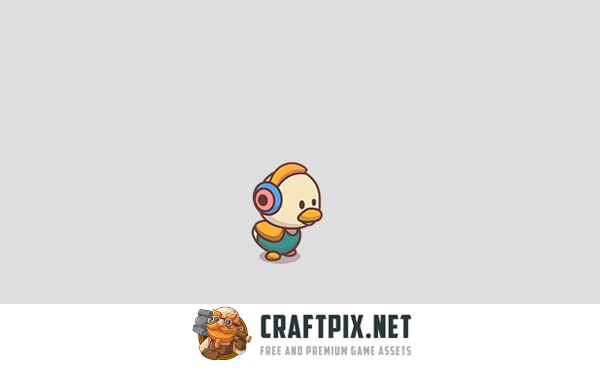 Cute Duckling Game Character Sprites