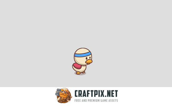 Cute Duckling Game Character Sprites