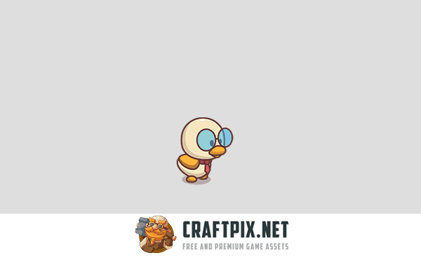 Cute Duckling Game Character Sprites