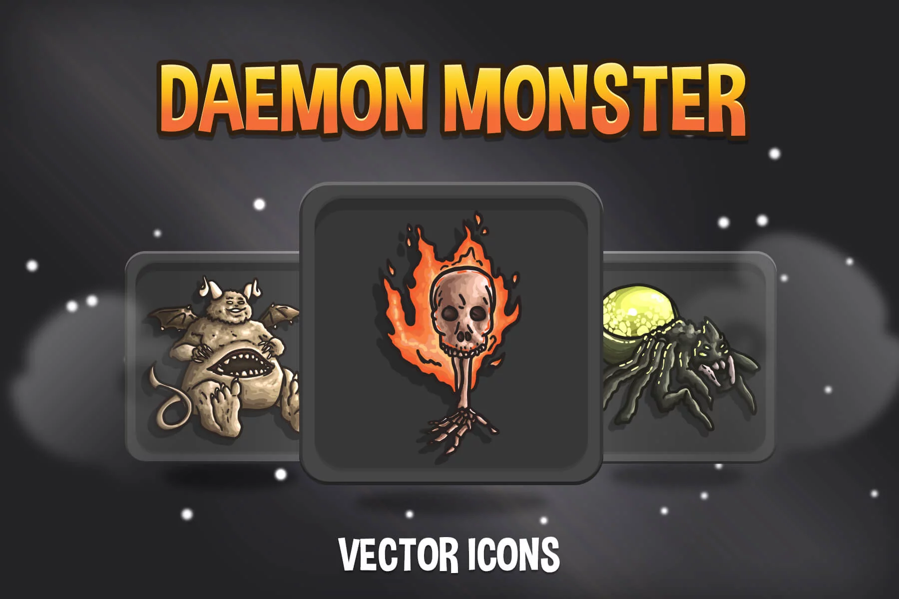 Daemon Monster RPG Icons