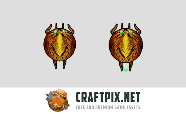 UFO Spaceship Game Sprites