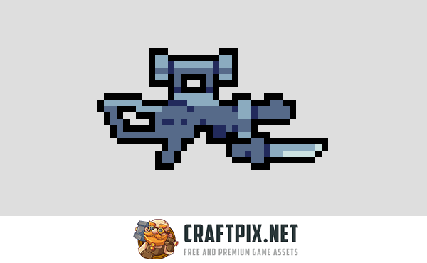 Gun Constructor Pixel Art